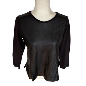 Majestic Filatures Leather Top, 3/4 Sleeve Size 2